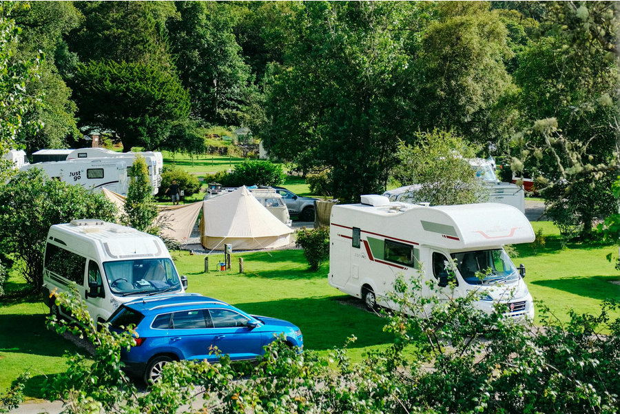 a full caravan park