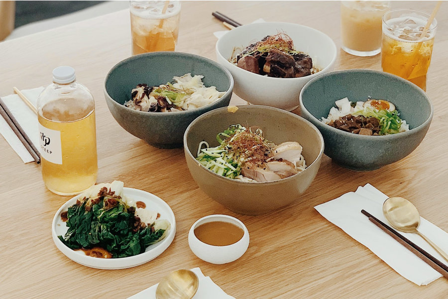 Japanese food for four people
